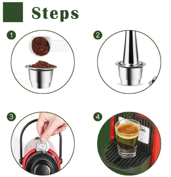 Capsula caffè riutilizzabile compatibile Nespresso - Vitafacile shop