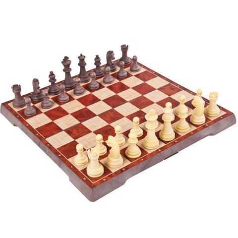 2 IN 1 Wooden International Chess Set wooden Chess Board games Checkers Puzzle game engaged Birthday gift For kids ajedrez - Vitafacile shop