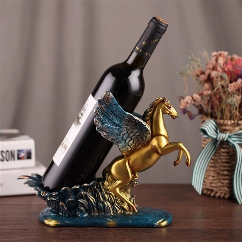 Bellissimo e originalissimo porta bottiglie ideale per vino con cavall –  Vitafacile shop