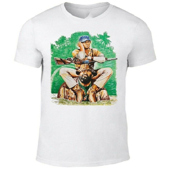 T-shirt estiva da uomo Bud Spencer & Terence Hill - Io sto con gli ippopotami-