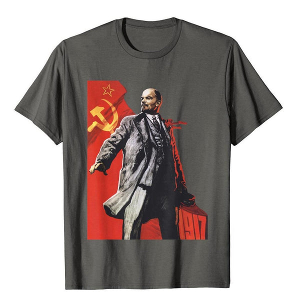 T-shirt estiva uomo “Lenin leader”