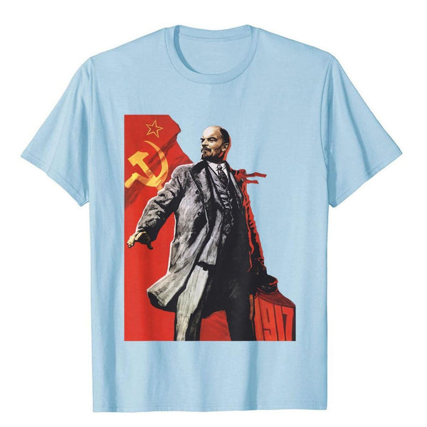 T-shirt estiva uomo “Lenin leader”