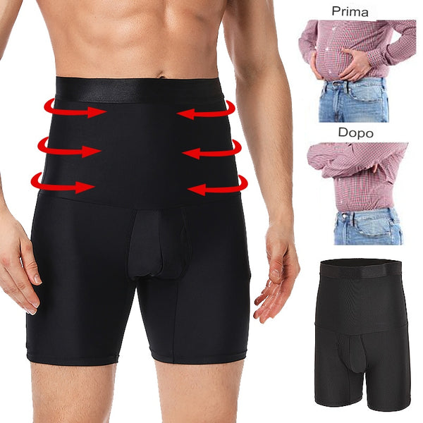 Pantaloncini a compressione dimagranti da uomo