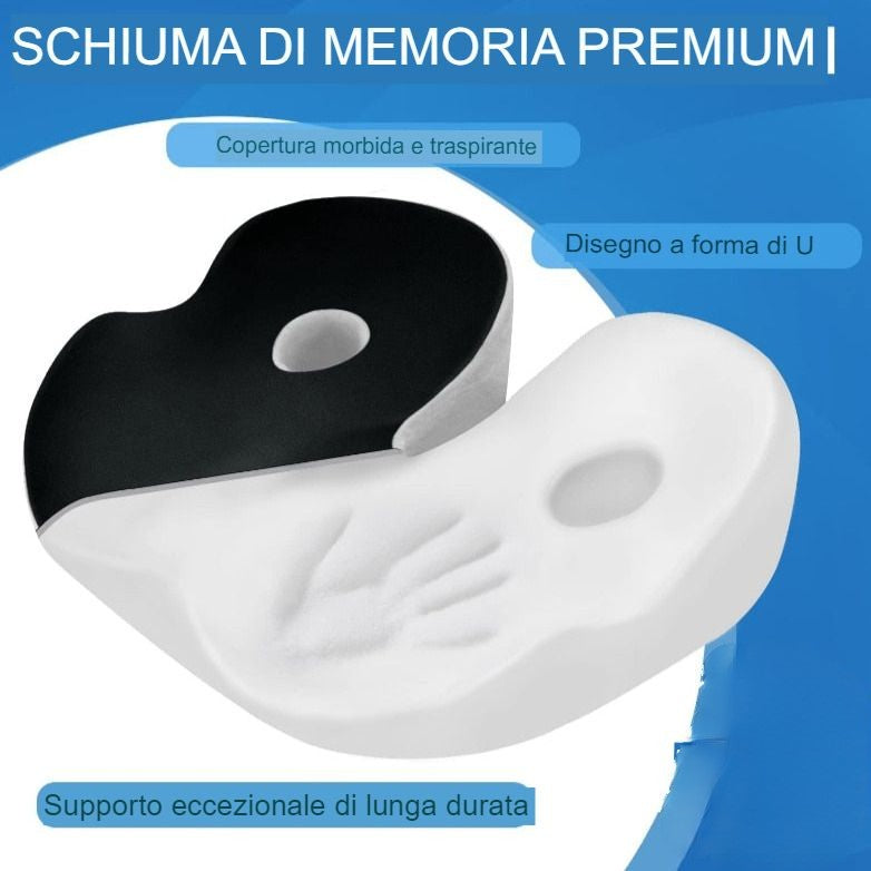 Cuscino ortopedico multiuso in schiuma memory per sedie – Vitafacile shop