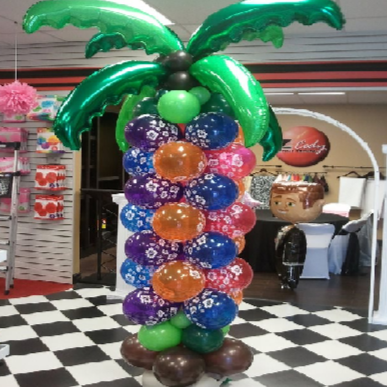 Palloncini decorativi per feste a tema tropicale