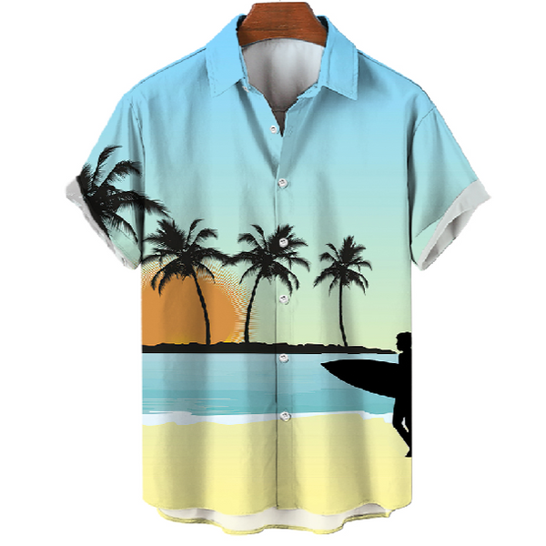 Camicie hawaiane da uomo con stampe in 3D