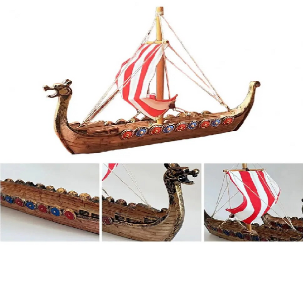 Nave a vela cinese tradizionale in miniatura