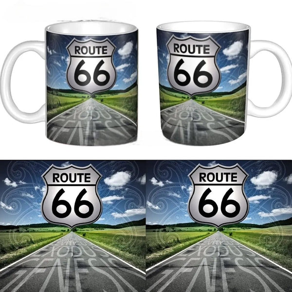Tazze da tè, caffè e latte -Route 66-