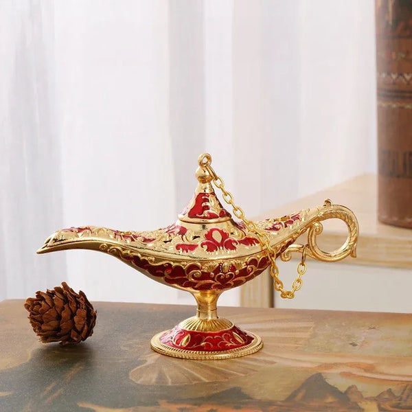 Decorazione a forma di lampada di Aladino