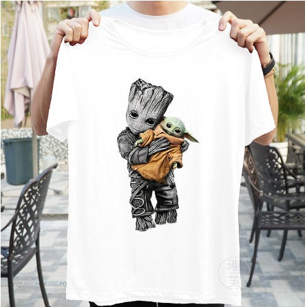 T-shirt estiva unisex “Guardiani della galassia - Groot Baby Loves”