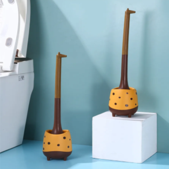 Set scopino per la pulizia wc a forma di giraffa con portascopino