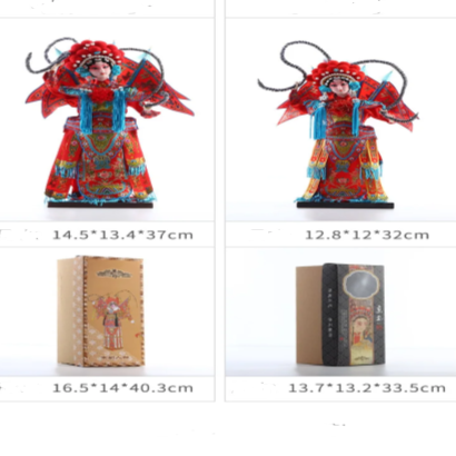 Figurine decorative -Opera di Pechino-