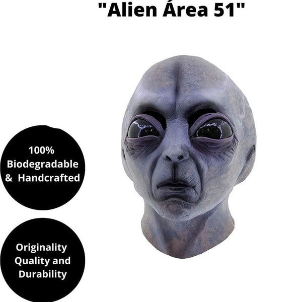 Maschera cosplay Halloween da alieno