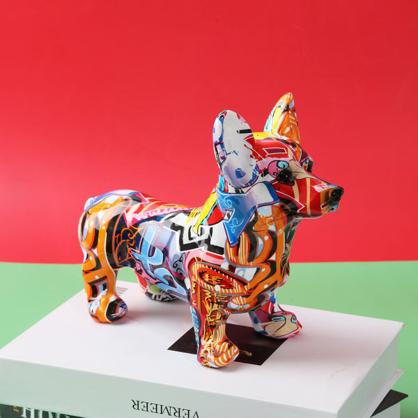 Figurine decorative canine Corgi