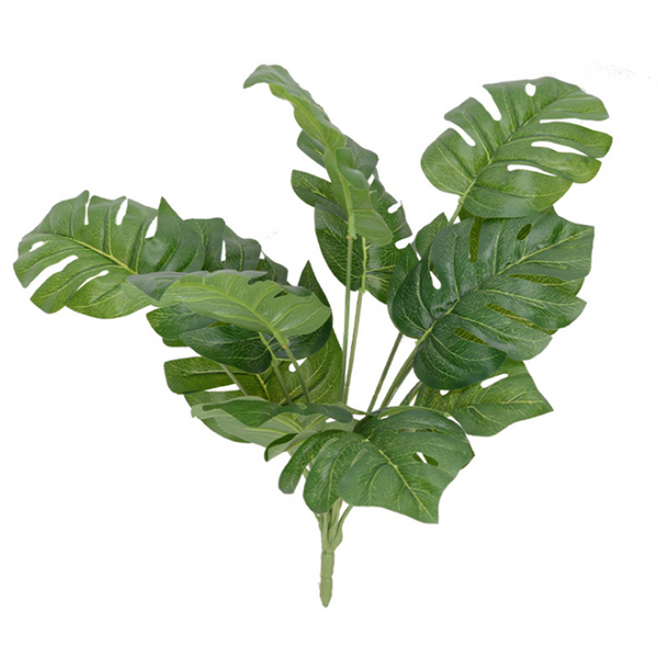 Piante artificiali -Elocasia- con 18 foglie