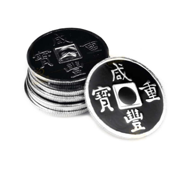 Set di finte monete cinesi per trucchi di magia