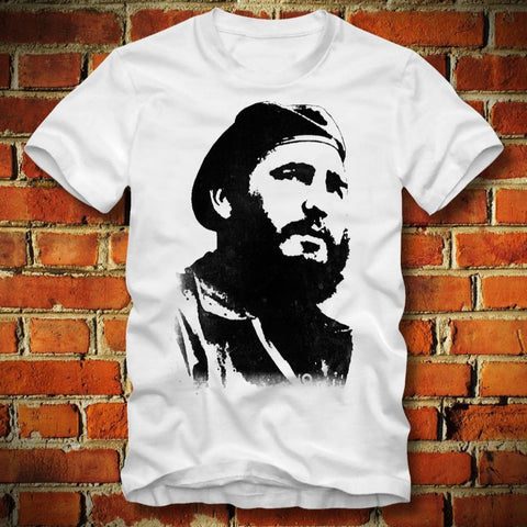 T-shirt estiva uomo con ritratto di Fidel Castro