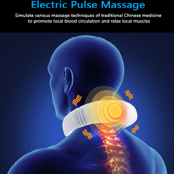 Massaggiatore elettrico portatile per il collo