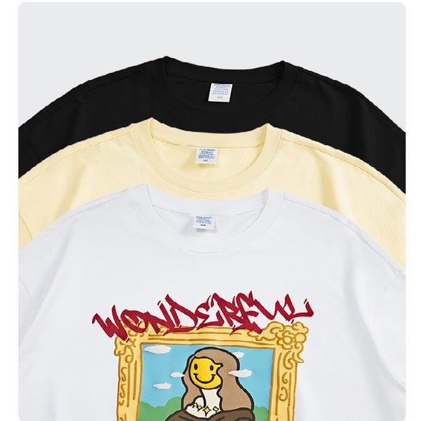 T-shirt estiva uomo “Monna Lisa hip hop”