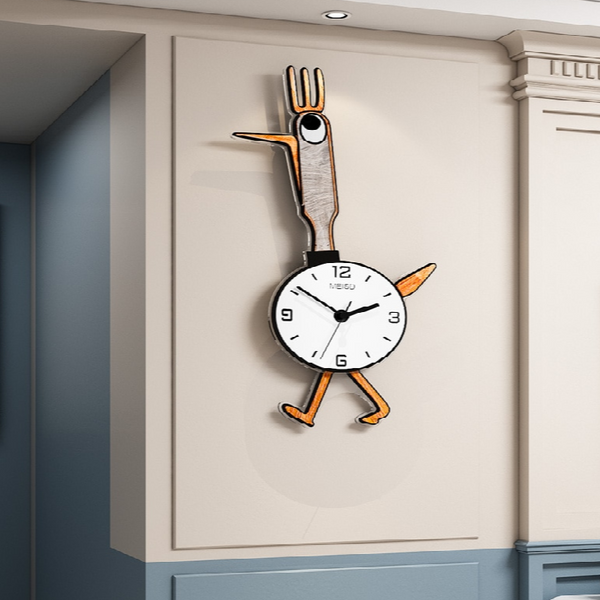 Orologio da parete con motivo cartoon “Rooster”