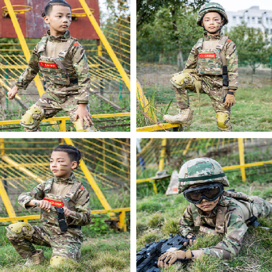 Uniformi mimetiche per addestramento tattico bambini