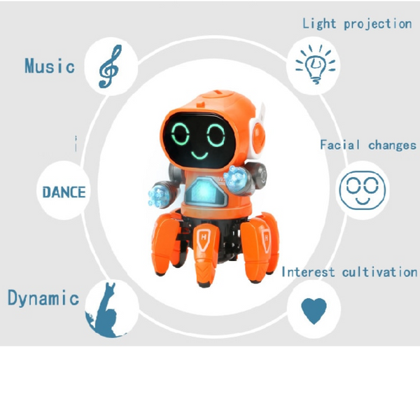 Robot giocattolo smart telecomandati con rotelle o artigli