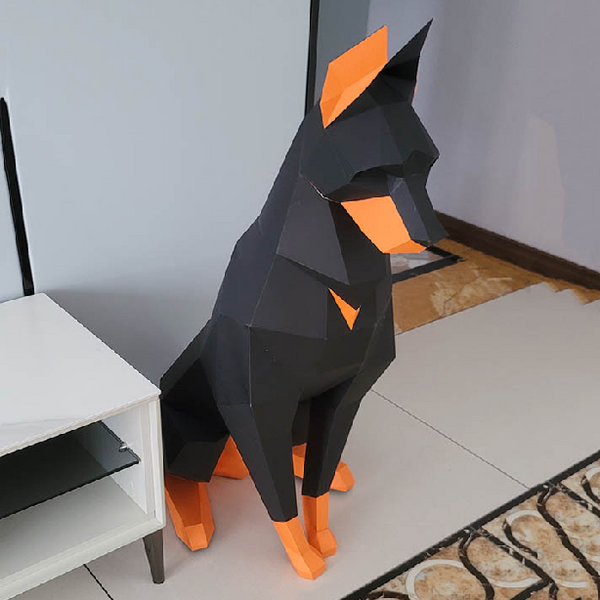 Scultura animale decorativa 3D di carta “fai da te – bricolage”