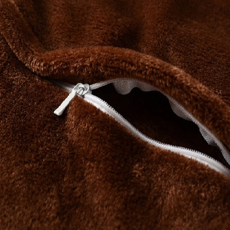 Pigiama invernale unisex “Orso bruno” con cappuccio