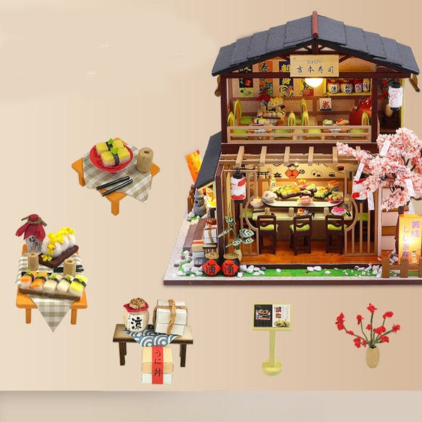 Set di case in miniatura fai da te per bambini