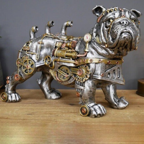 Statuette decorative di animali meccanici steampunk