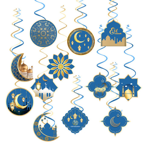Decorazioni a spirale per feste a tema arabo