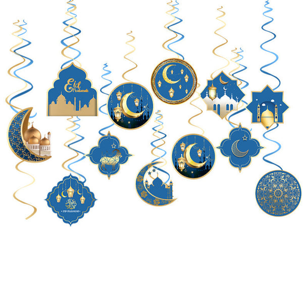 Decorazioni a spirale per feste a tema arabo