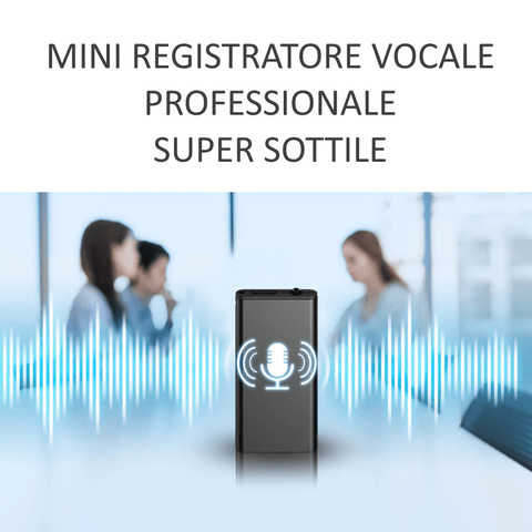 Mini registratore vocale professionale super sottile