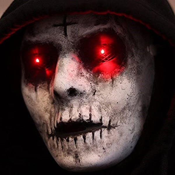 Maschera cosplay Halloween -Demon killer- con luci a LED