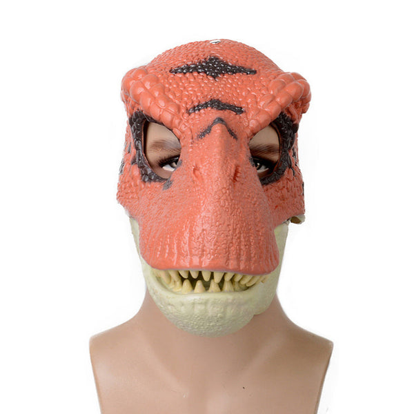 Maschera cosplay Halloween da dinosauro T-Rex