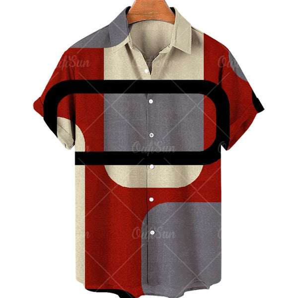 Camicie estive da uomo con stampe in 3D