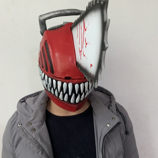 Maschera cosplay anime Denji da motosega