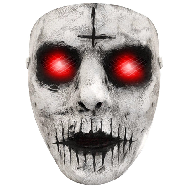 Maschera cosplay Halloween -Demon killer- con luci a LED