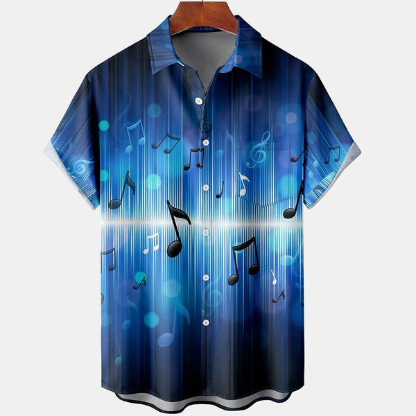 Camicie estive da uomo con stampe in 3D Jazz