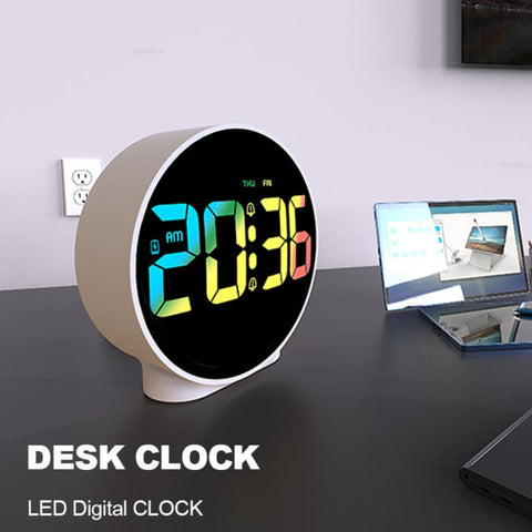 Sveglia digitale con display a LED e snooze 12/24 ore