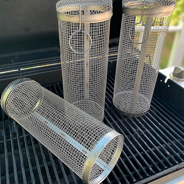 Cestelli cilindrici per barbecue