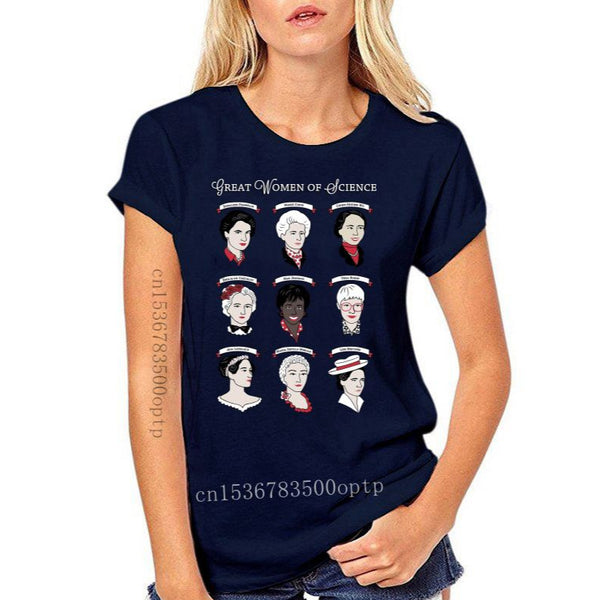T-shirt estiva unisex “Grandi donne della scienza”
