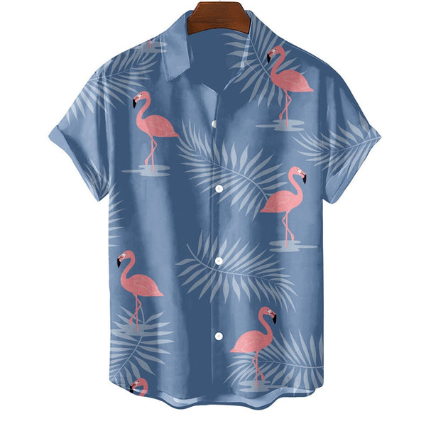 Camicie estive hawaiane da uomo con stampe in 3D