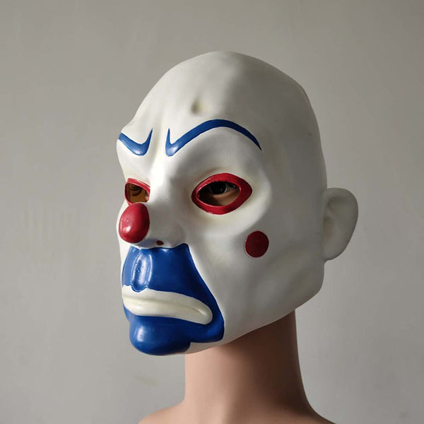 Maschera cosplay Halloween da clown rapinatore