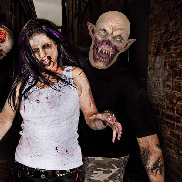 Maschera cosplay Halloween da zombie vampiro
