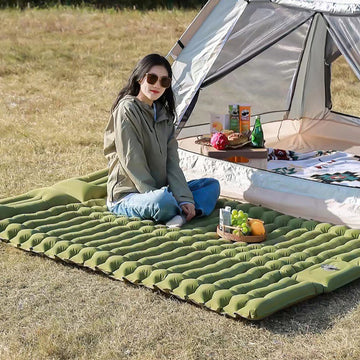 Materassino gonfiabile da campeggio con doppio cuscino – Vitafacile shop