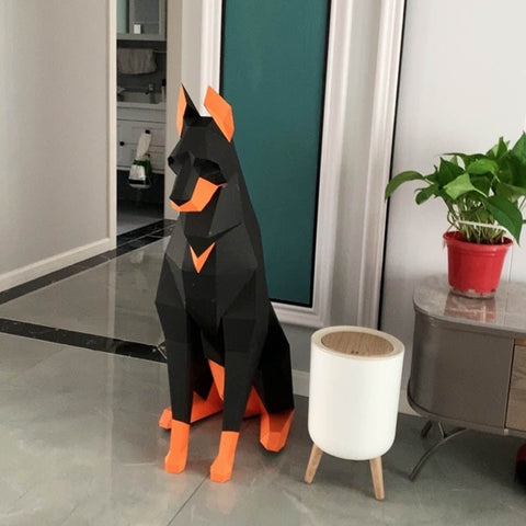 Scultura animale decorativa 3D di carta “fai da te – bricolage”