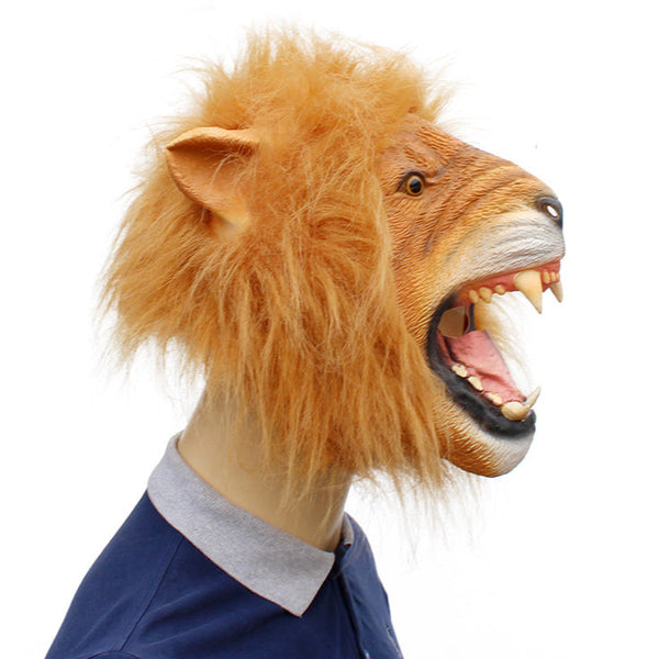 Maschera cosplay Halloween da leone 3D