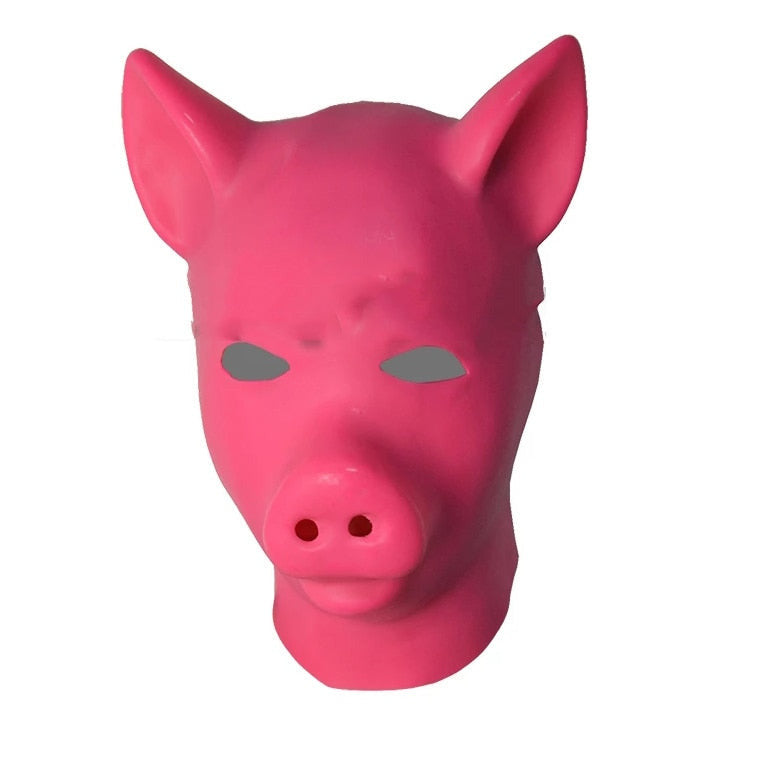 Maschera da maiale fetish in 3D