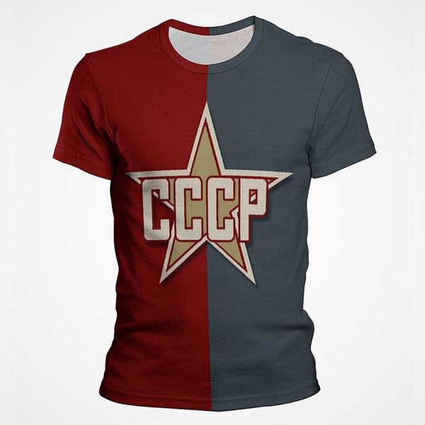 T-shirt estiva uomini retro' CCCP